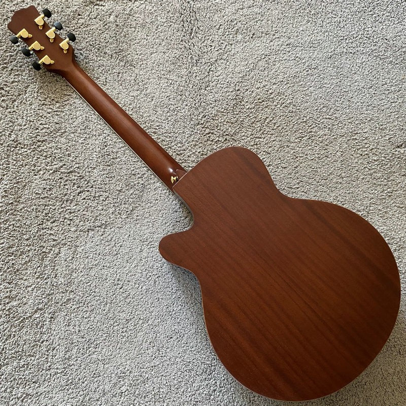 Luna 39 Inch Folk Acoustic Guitar, Spruce Top Body, Mahogany Neck, 20