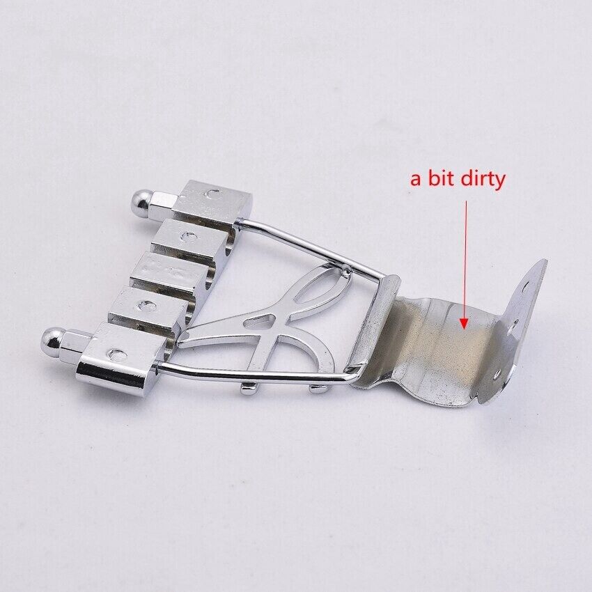 1 Piece 4 String Archtop Jazz Bass Guitar Trapeze Tailpiece