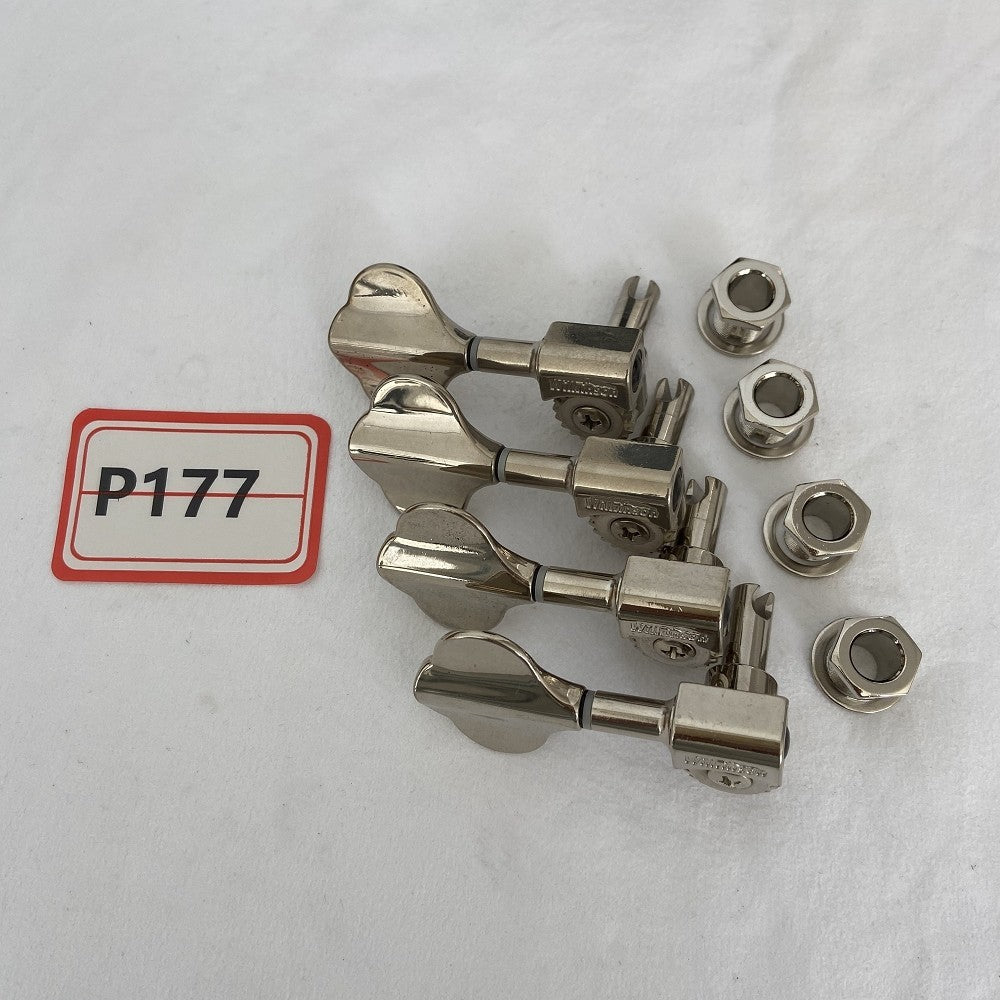 4R Wilkinson Nickel 4 String Bass Open Gear Tuning Pegs Fit Precision/