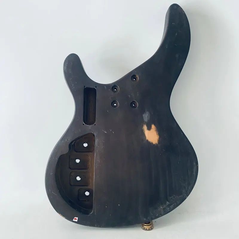 Black Electric Bass Basswood Body DIY Project