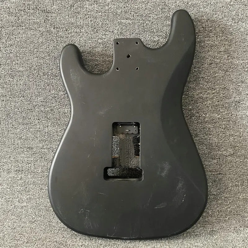 Matte Black Guitar Basswood Body Fit Stratocaster Strat