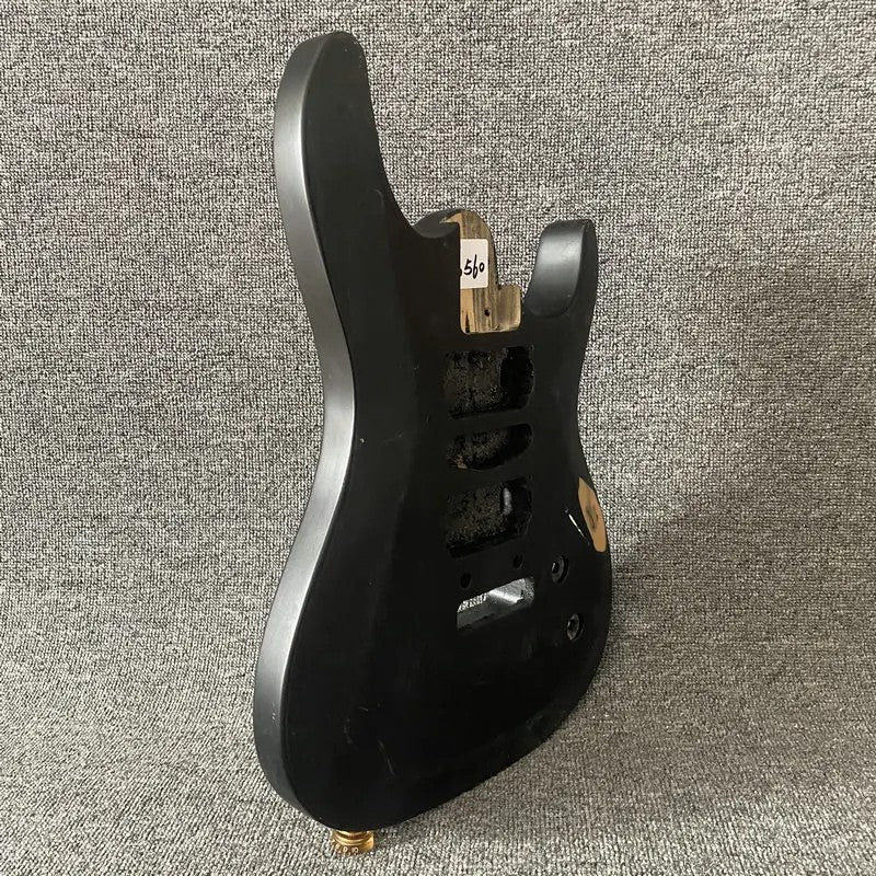 Matte Black Basswood HSH Guitar Body DIY Project