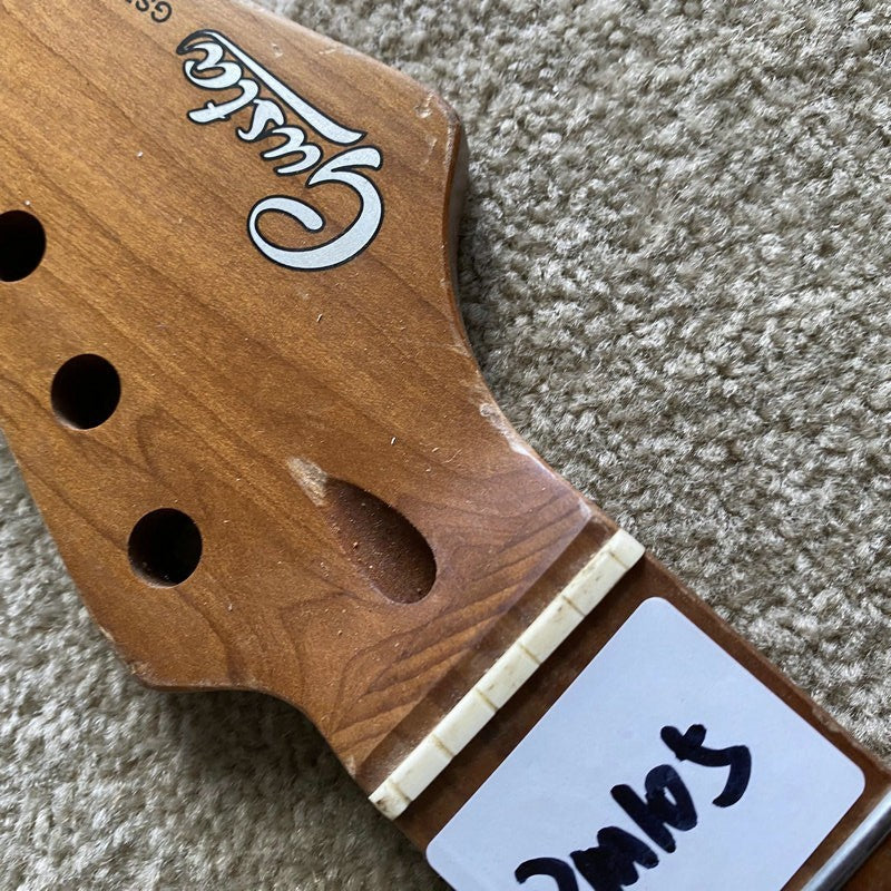 Custa Guitar Roasted Maple Wood Neck, 22 Frets Fingerboard