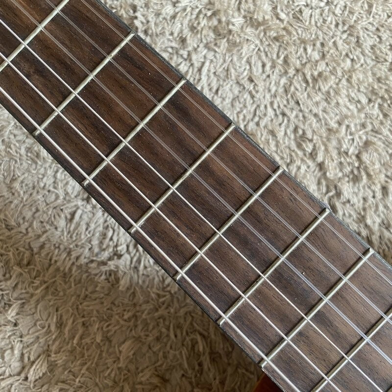 Sunburst Finish Classical Guitar, Mahogany Neck, Rosewood Fingerboard