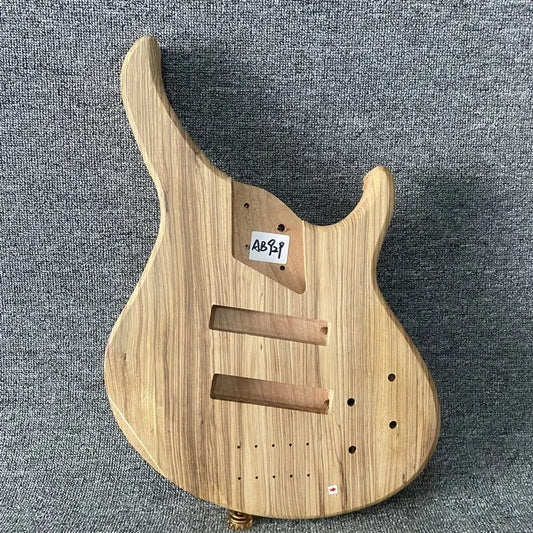 Wenge Wood Top Bass Guitar Solid Body DIY Project