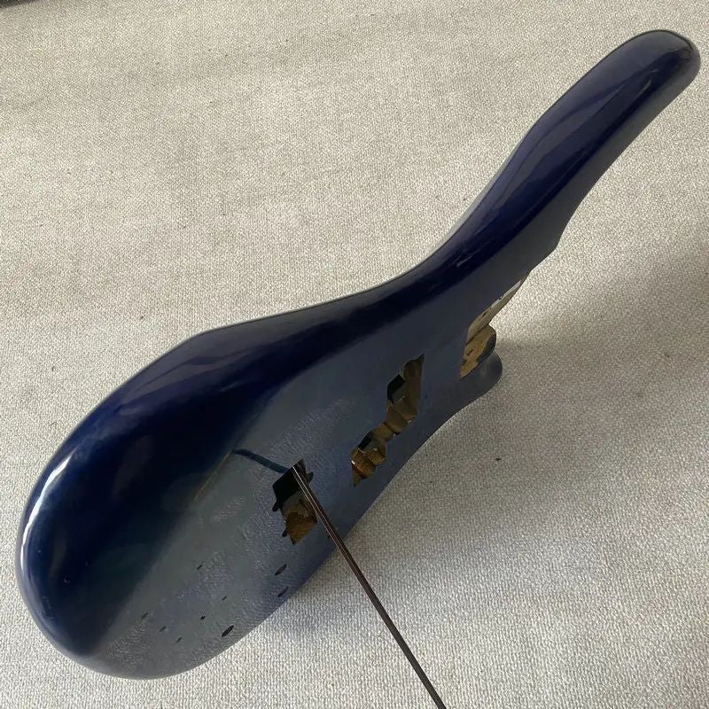 Transparent Blue Basswood Bass Guitar Body