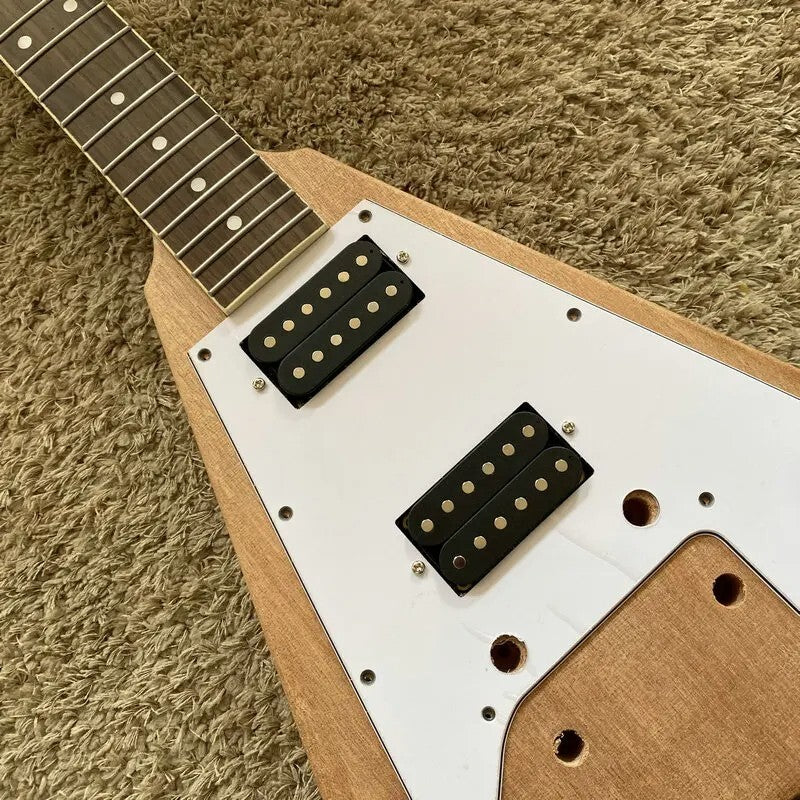 Guitar DIY Project, Mahogany Body, Maple Neck, Rosewood Fretboard Fit