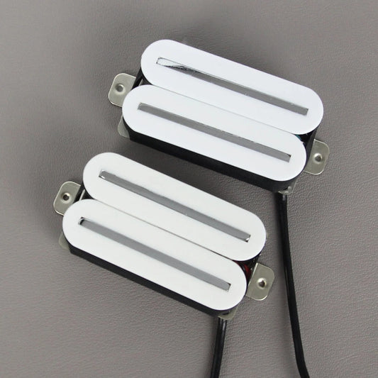 White Dual Blades Guitar Humbucker Pickups Fit Dean,Charvel,Peavey,Jac
