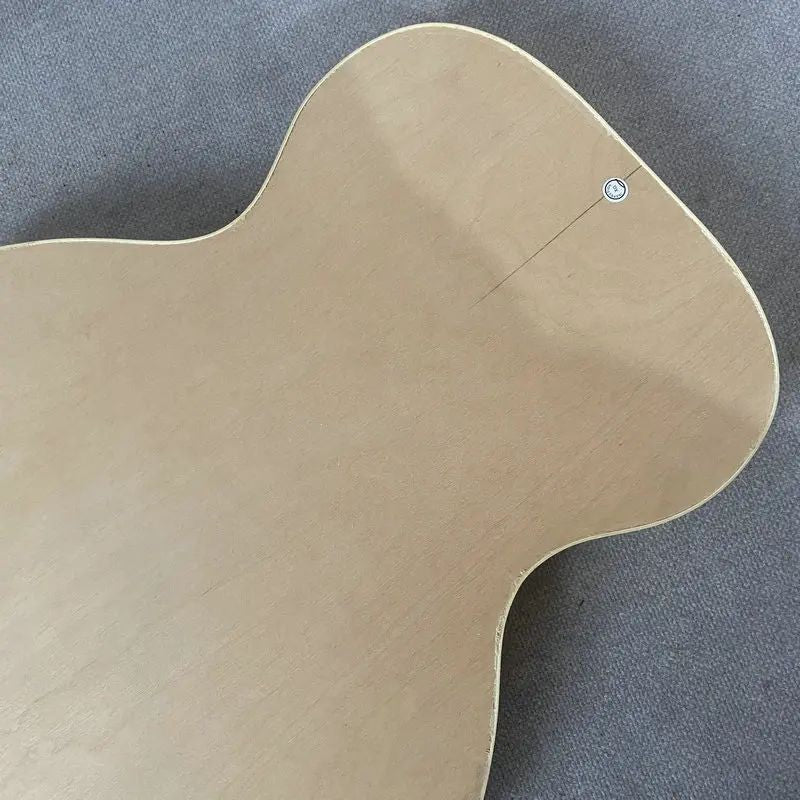 Unfinished Maple Jazz Guitar Semi Hollow Body DIY Project