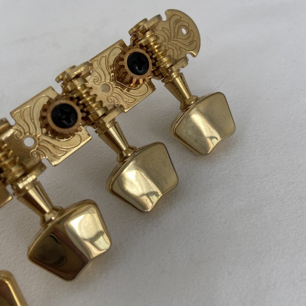 4R4L Gold 8 String Mandolin Open Gear Tuning Pegs Machine Heads