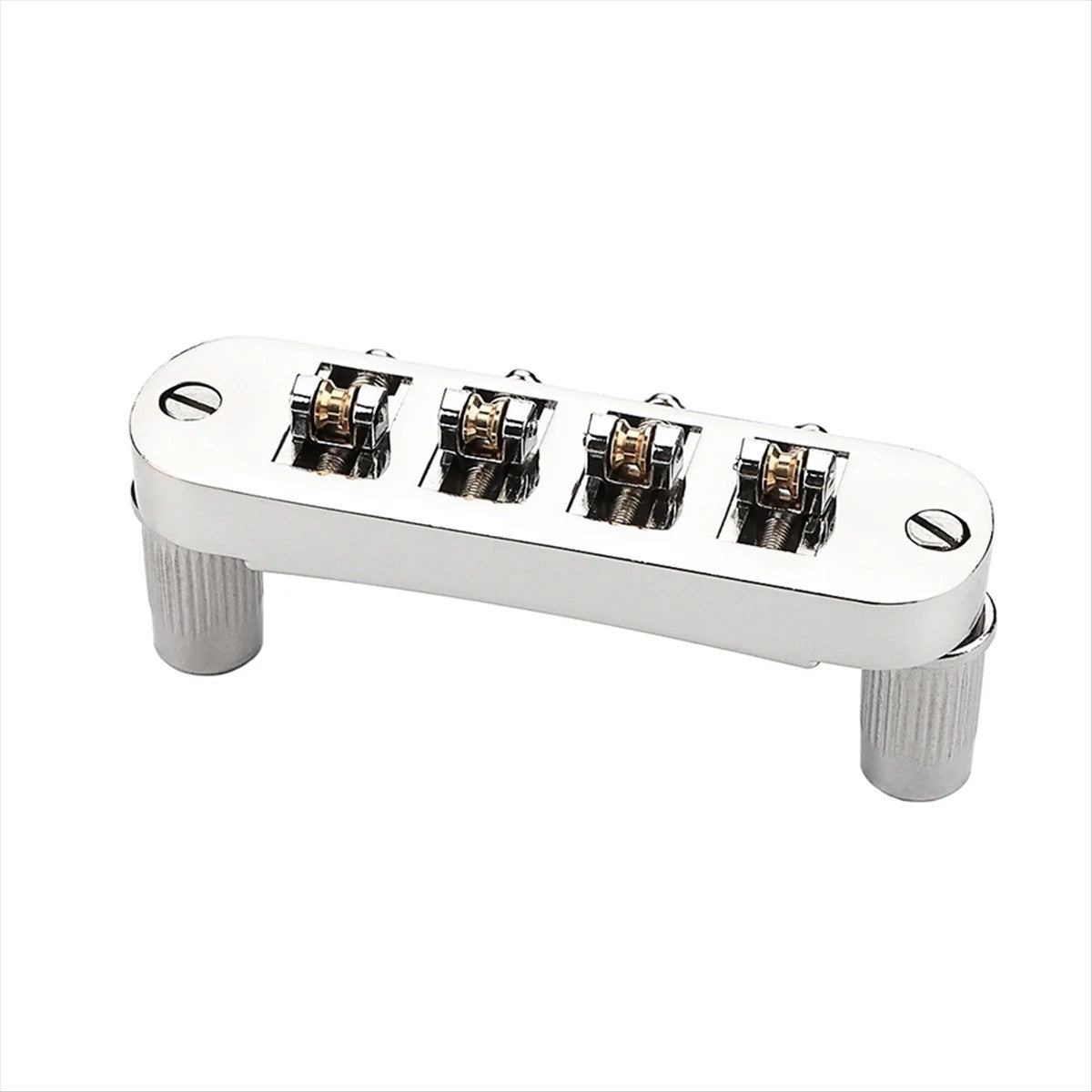Tune O Matic 4 String Bass Bridge with Roller Saddles