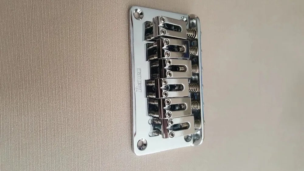 Chrome Ibanez Fixed Hard-Tail Bridge Fit Ibanez RG,Gio,RGA,Prestige,SA