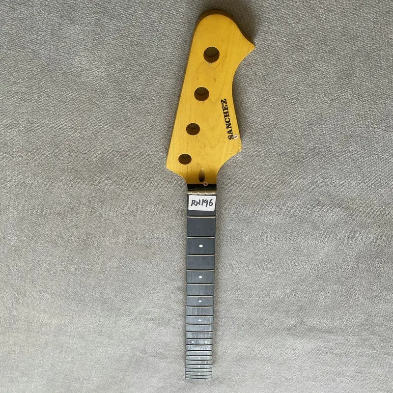 Yellow Sanchez 4 String Bass Maple Neck, Rosewood Fingerboard 20 Frets