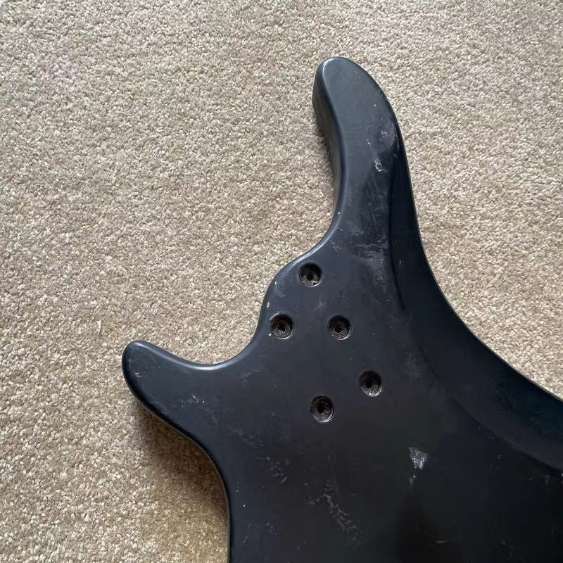 Black Harley Benton 4 String Bass Basswood Body