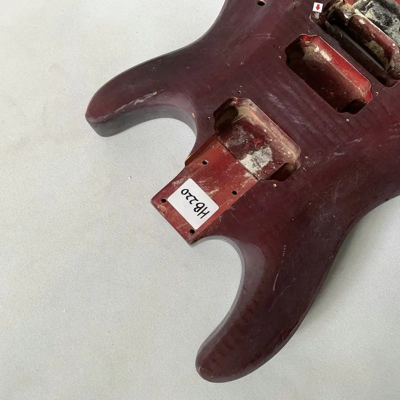 Red Wine Guitar HH Double Cutaway Body DIY Project