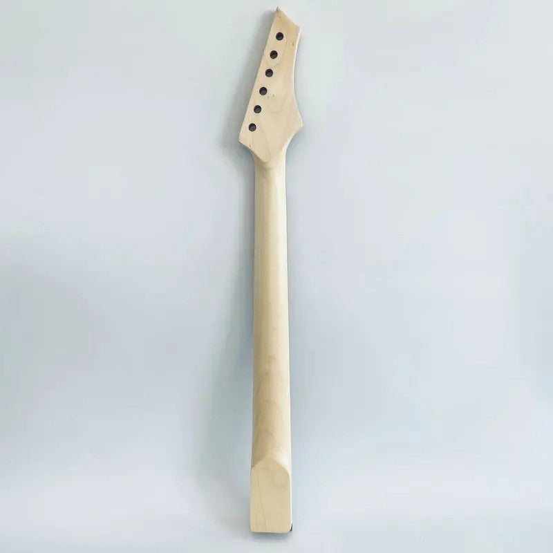 Red Reversed Head Guitar Maple Wood Neck, 24 Frets Rosewood Fingerboar
