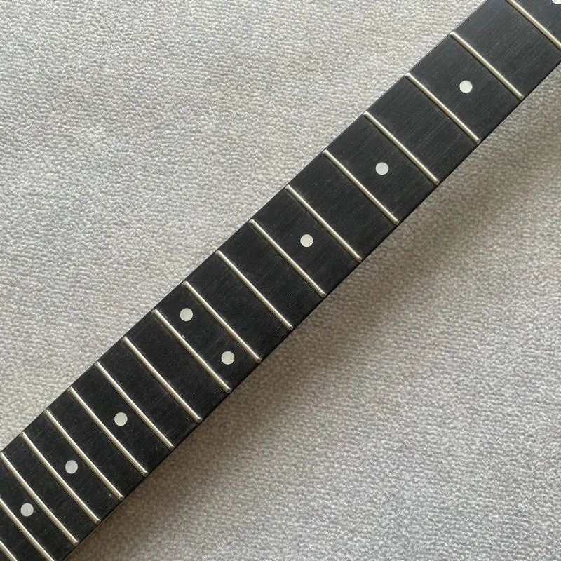 Black Maple Custom DIY Guitar Neck, Rosewood Fingerboard, 24 Frets
