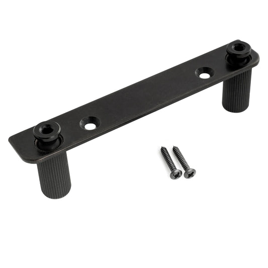 Black Guitar Locking Bridge Anchor Studs Bushings Bracket Fit Floyd Ro