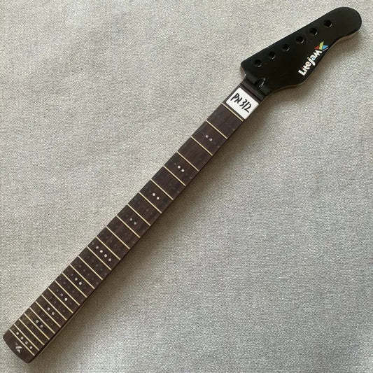 Black Maple Wood Strat Style Guitar Neck, Rosewood Fingerboard 24 Fret