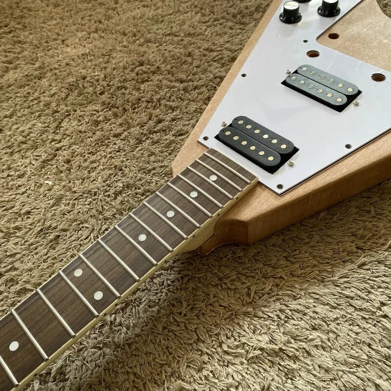 Guitar DIY Project, Mahogany Body, Maple Neck, Rosewood Fretboard Fit