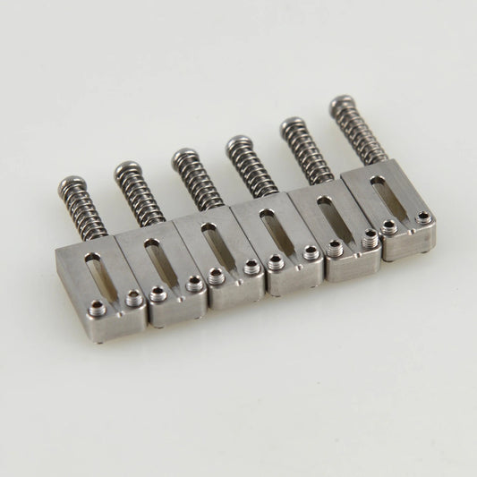 6pcs Stainless Steel Guitar 10.5MM Bridge Tremolo Saddles Fit Stratoca