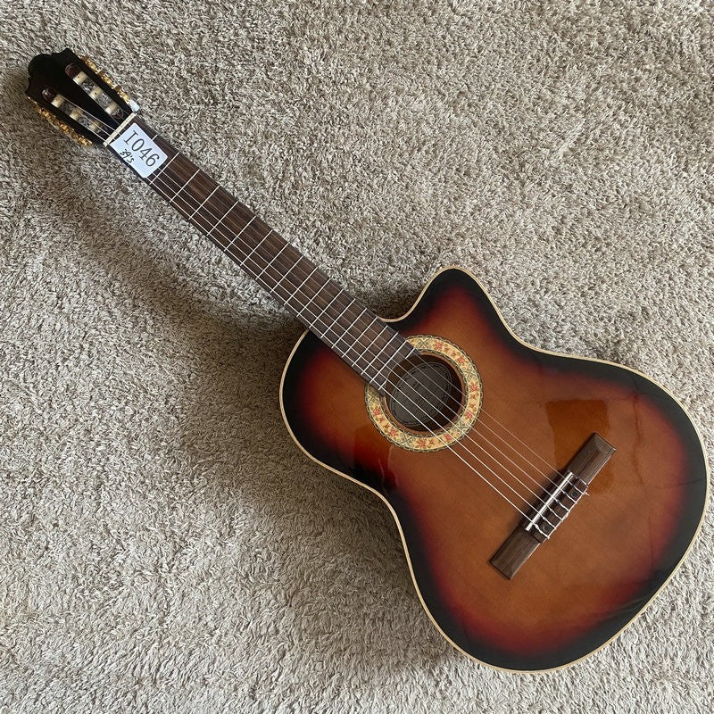 Sunburst Finish Classical Guitar, Mahogany Neck, Rosewood Fingerboard