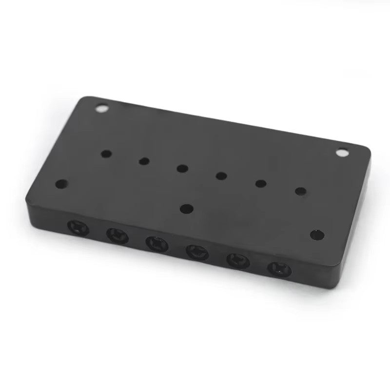 Black Guitar Fixed Hardtail Bridge System