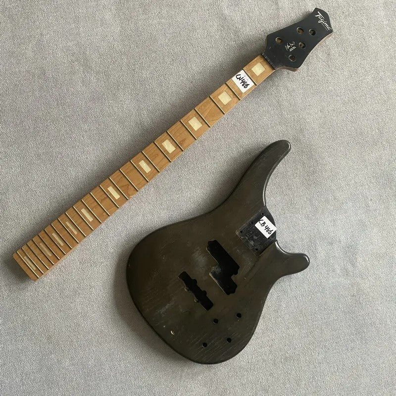 5 String Electric Bass Basswood Body with Maple Neck