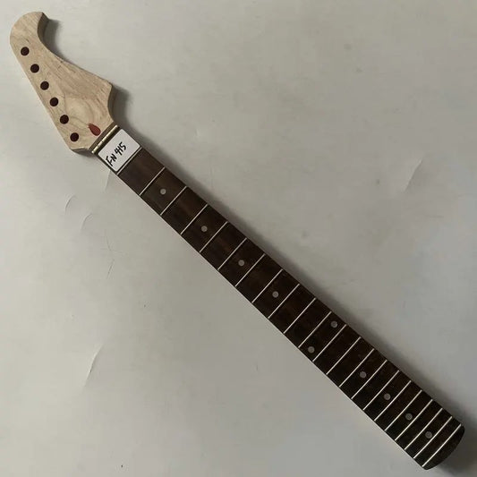 Maple Wood Electric Guitar Neck, Rosewood Fingerboard 22 Frets