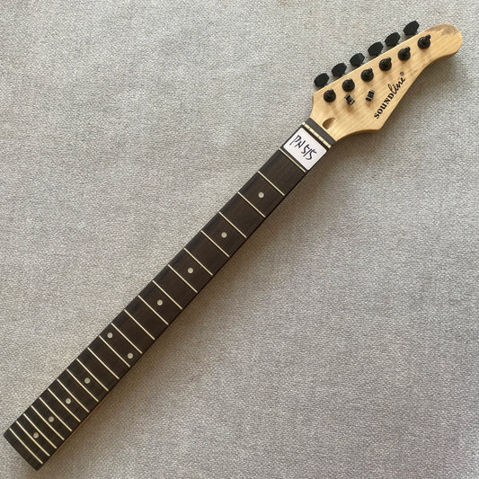 Maple Wood Guitar Neck, Rosewood Fingerboard 22 Frets, Black Tuning Pe