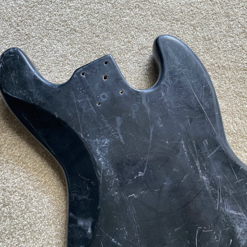 Left Hand Black 4 String Bass Basswood Body Fit Jazz Bass