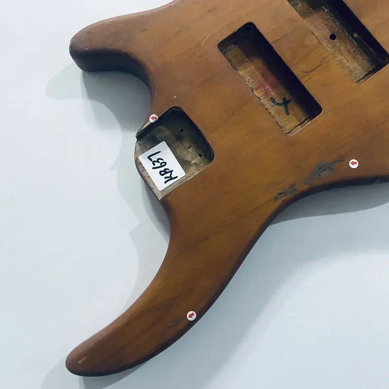 Brown DIY Project Electric Bass Basswood Body
