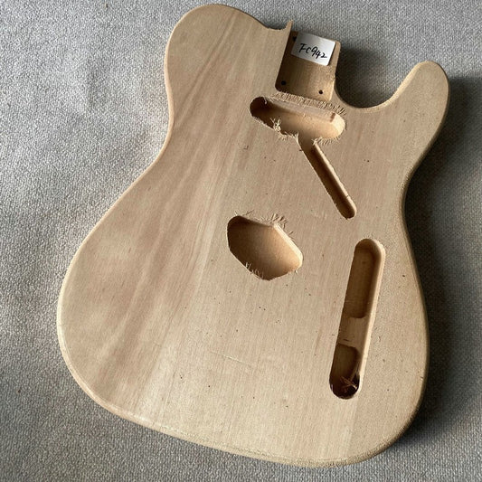 DIY Project Unfinished Basswood Guitar Body Fit Tele Telecaster
