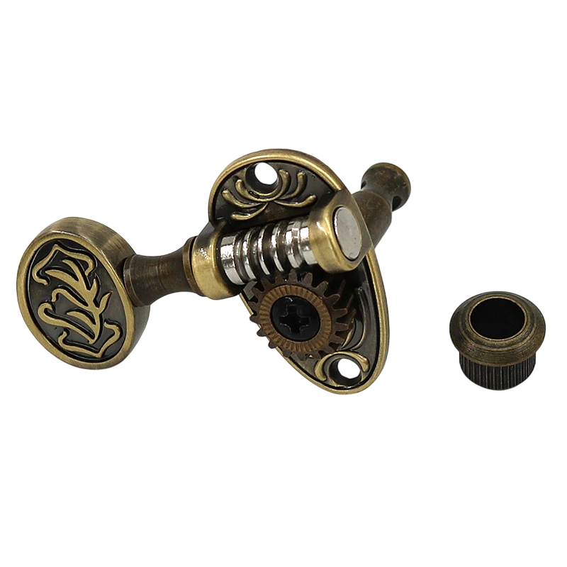 Vintage Bronze 3x3 Open Guitar Machine Heads Pegs Fit Epiphone,Washbur