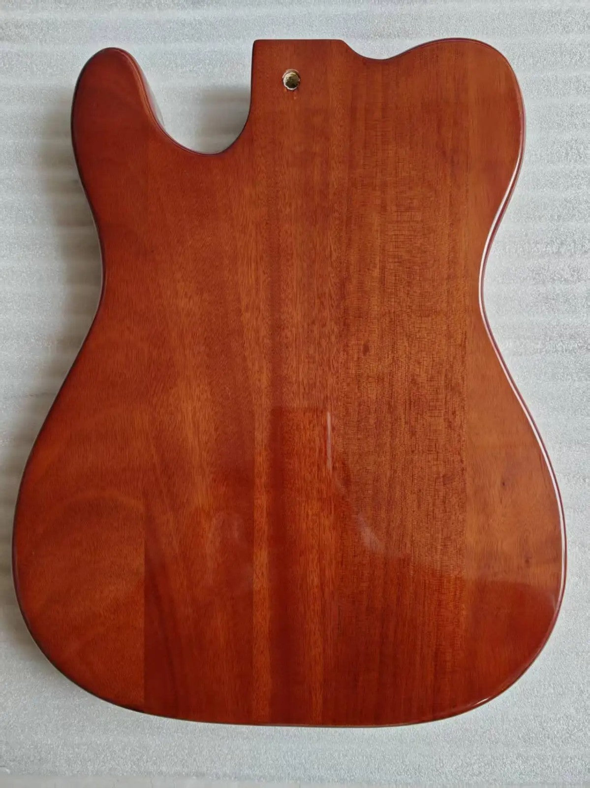 Mahogany Wood Guitar Body with Veneer Tiger Maple Top Fit Telecaster T