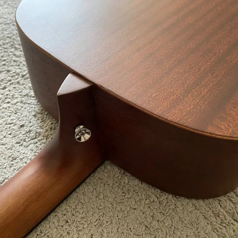 40' Acoustic Guitar, Solid Mahogany Body, Rosewood Fingerboard Neck