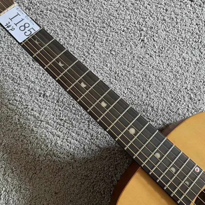 34" Luna Vintage Acoustic Guitar, Spruce Top Body, Mahogany Neck