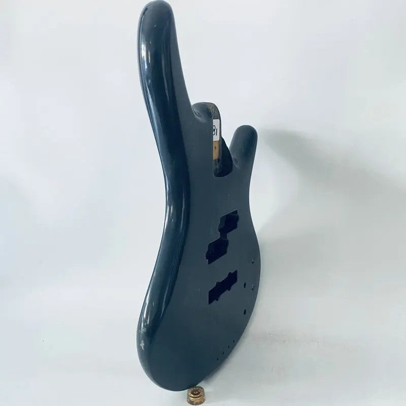 Black Basswood 4 String Bass Body DIY Project