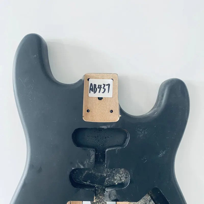 Matte Black Basswood Guitar Body Fit Stratocaster Strat