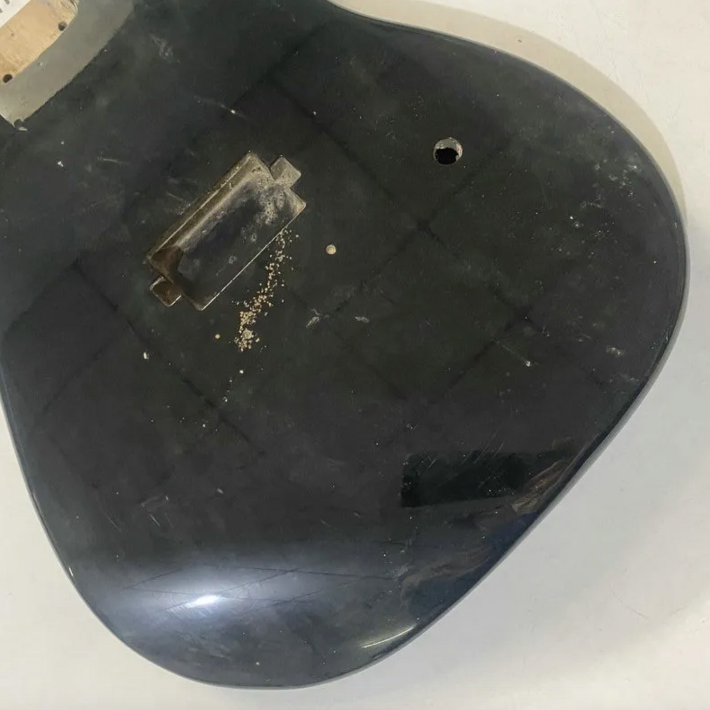 Black Basswood Guitar Double Cutaway Body with Single Humbucker Pickup
