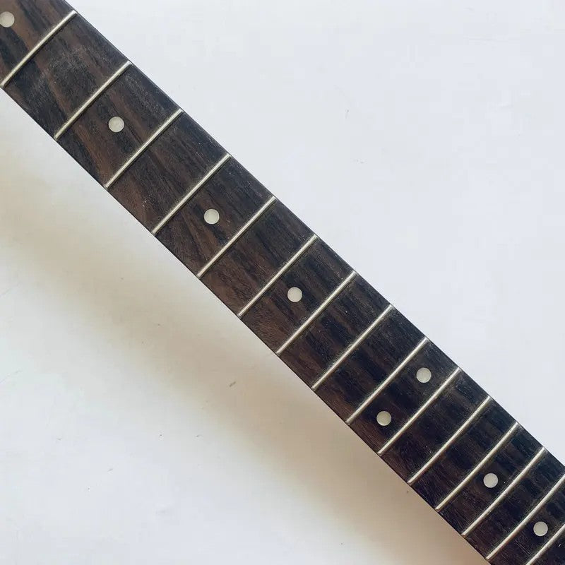 Black Electric Guitar DIY Project Maple Neck, Rosewood 24 Frets Finger