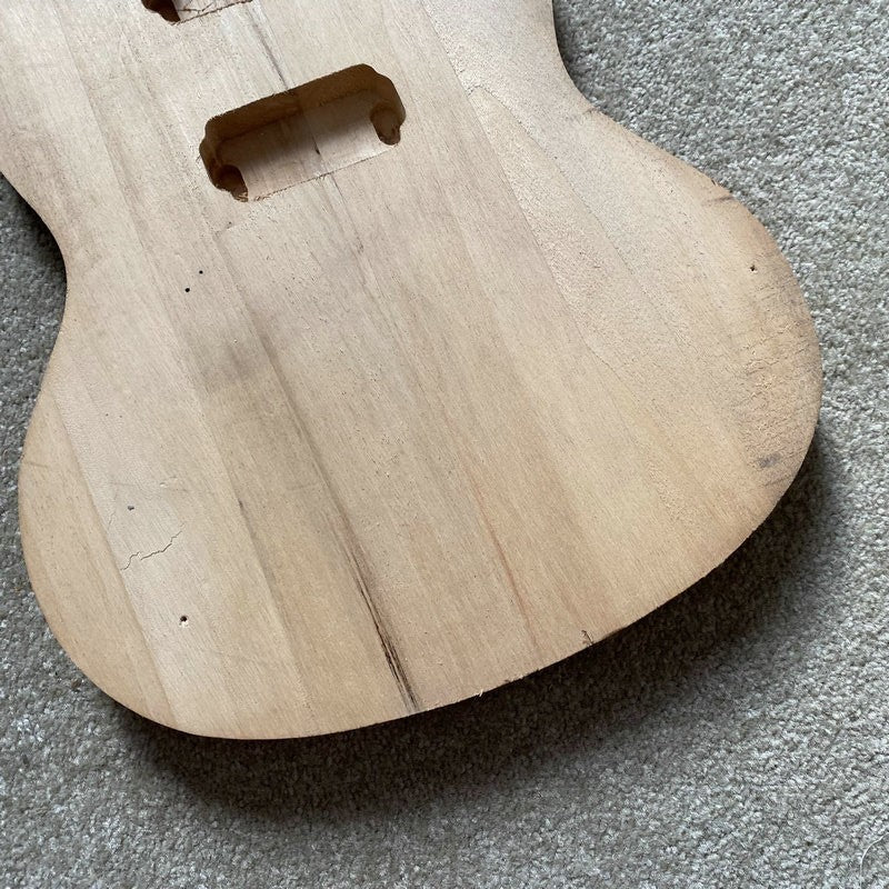 Unfinished Basswood Left Hand Guitar Body Fit SG Guitars DIY