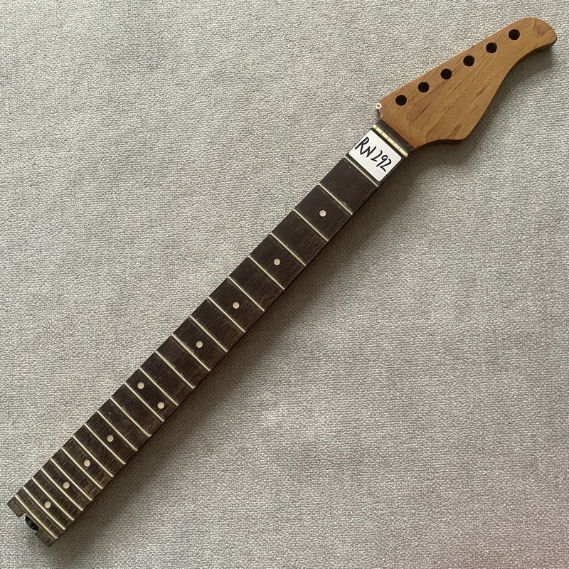 Dark Roasted Maple Electric Guitar Neck, Rosewood Fretboard 22 Frets