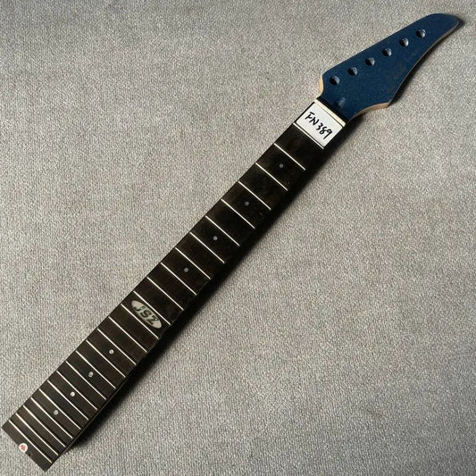 Blue Maple Wood Guitar Neck, Rosewood Fingerboard 24 Frets