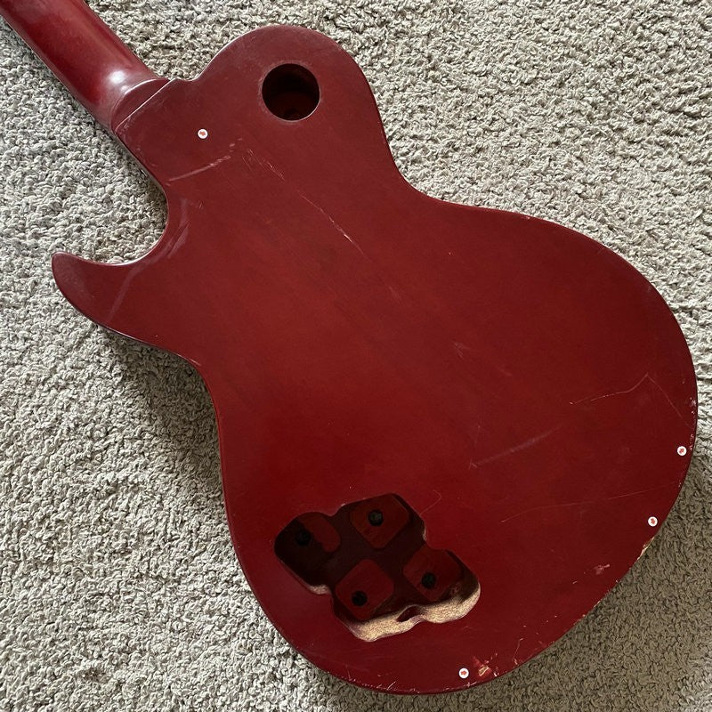 DeVille Red Tiger Maple Top Guitar Body, Rosewood Fingerboard Neck Fit