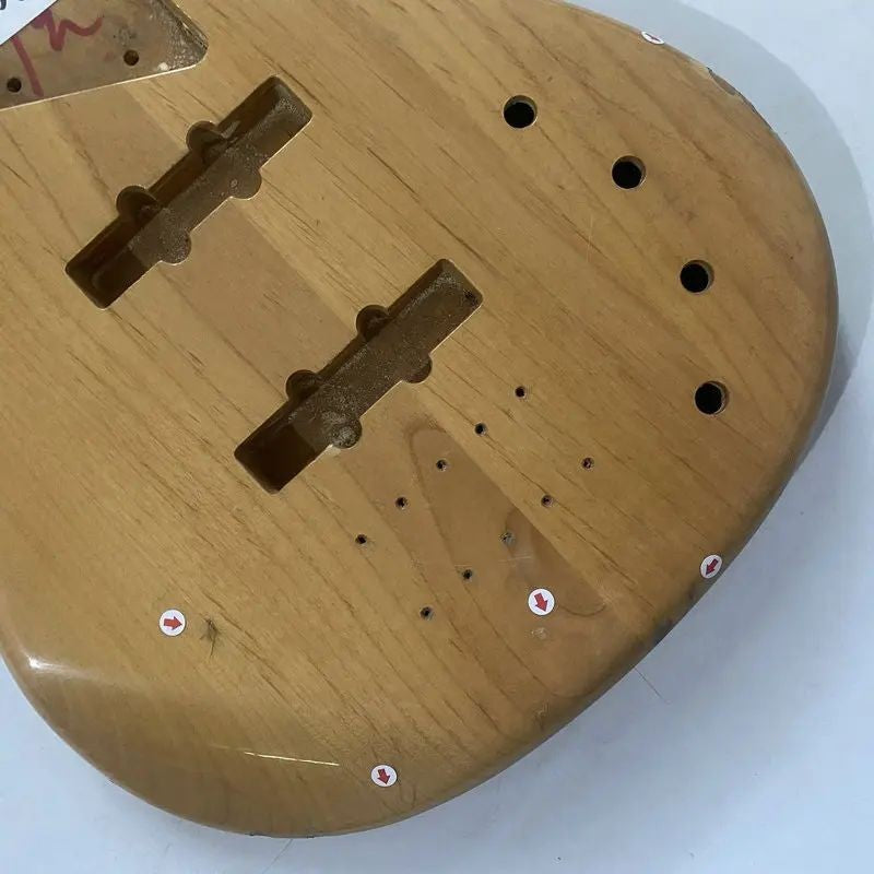 Glossy Finish Alder Wood Bass Guitar Body