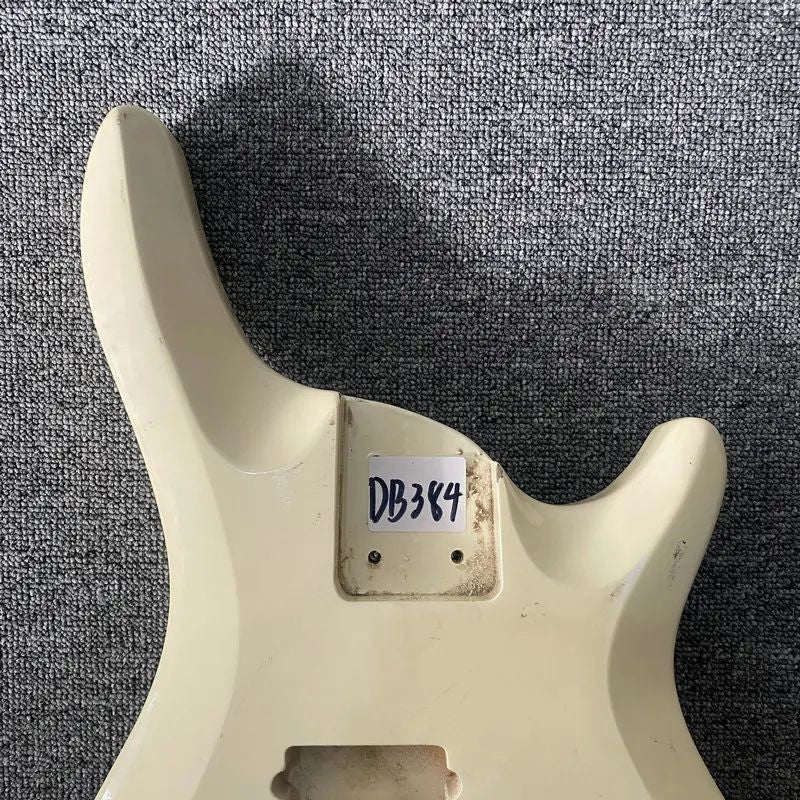 Cream White 4 String Bass Basswood Body