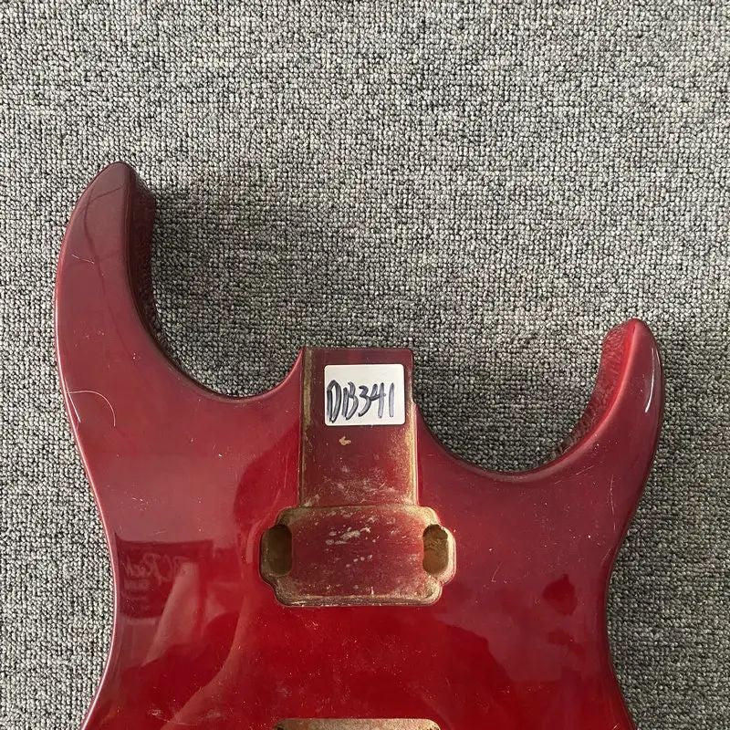 HH Red Glossy Finish Guitar Double Cutaway Body