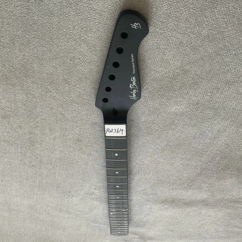 Matte Black Guitar Maple Wood Neck, Rosewood 22 Frets Fretboard