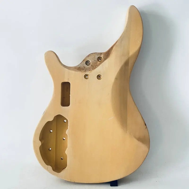 Solid Basswood 4 String Electric Bass Guitar Body